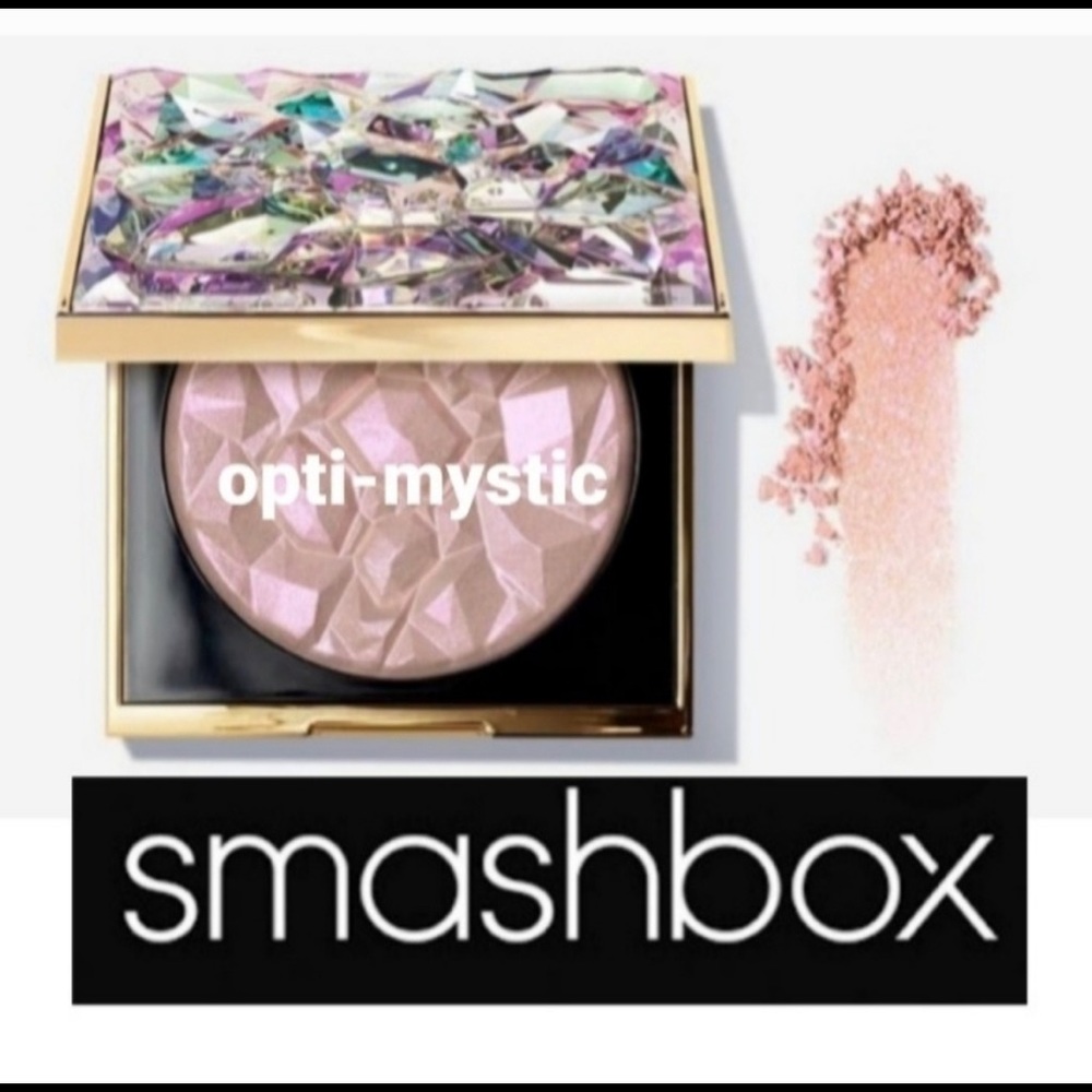Smashbox Crystalized Highlighter in Opti-Mystic warm peach iridescent new in box